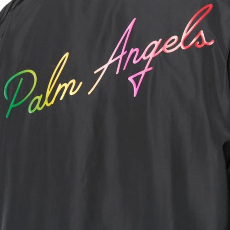 Куртка Palm Angels SS21 Logo Jacket Black - изображение 5