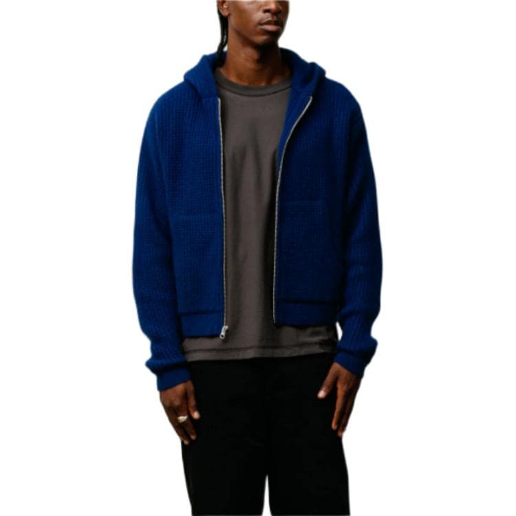 Худи Stussy FW25 FW25 WAFFLE CASHMERE ZIP HOODIE - изображение 3
