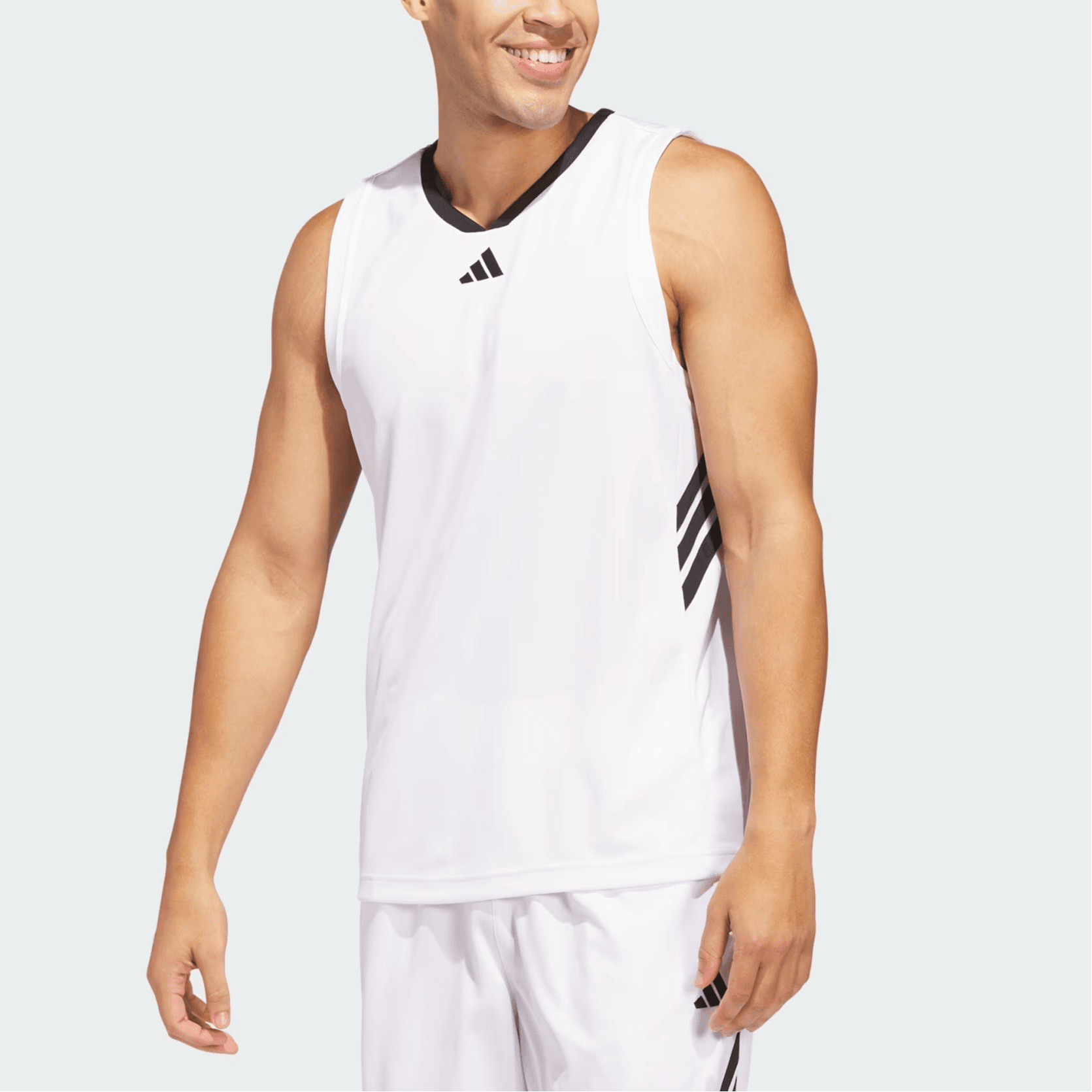 Баскетбольная майка adidas BASKETBALL3-Stripes FW24 - изображение 2