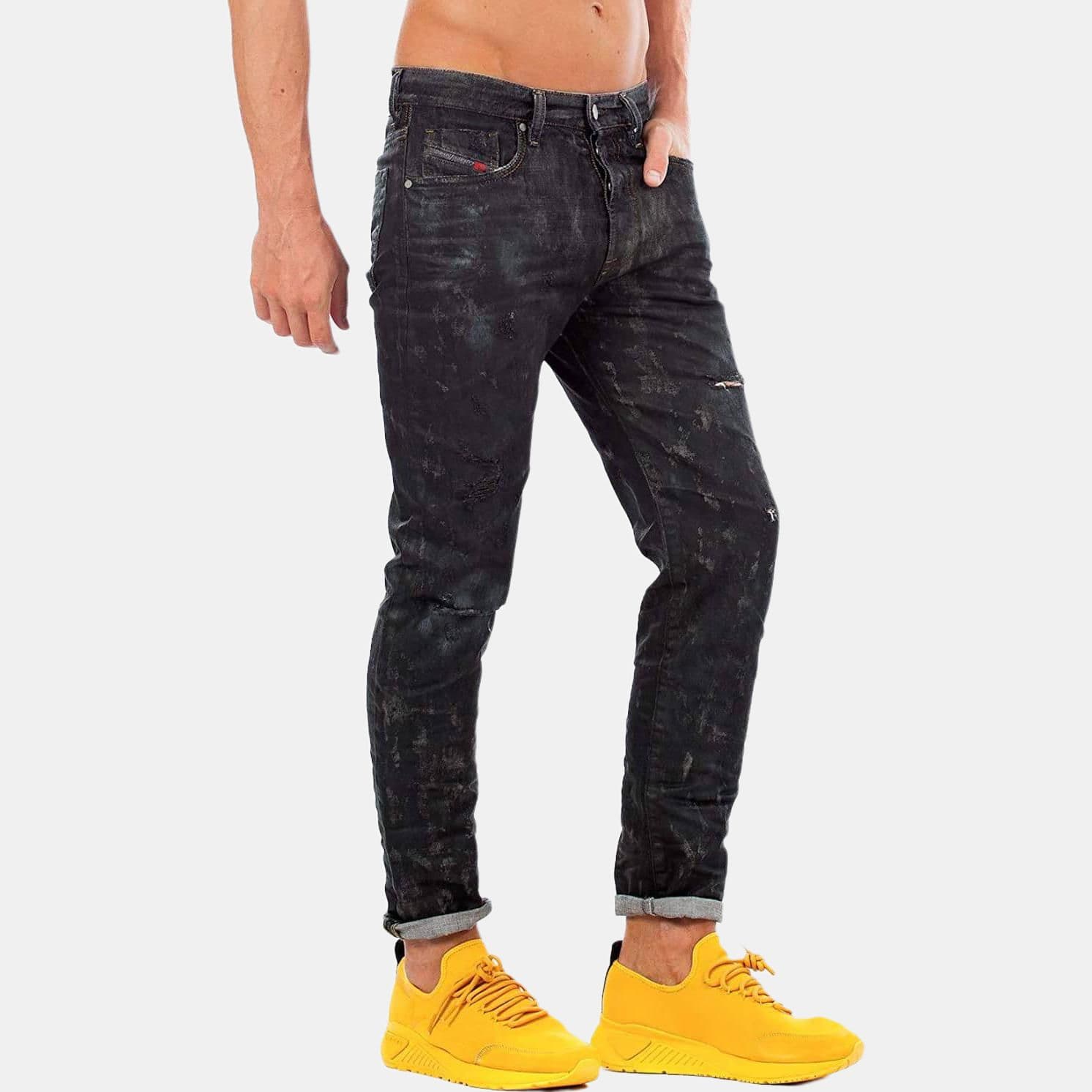 Штаны DIESEL Jeans Black — фото 3