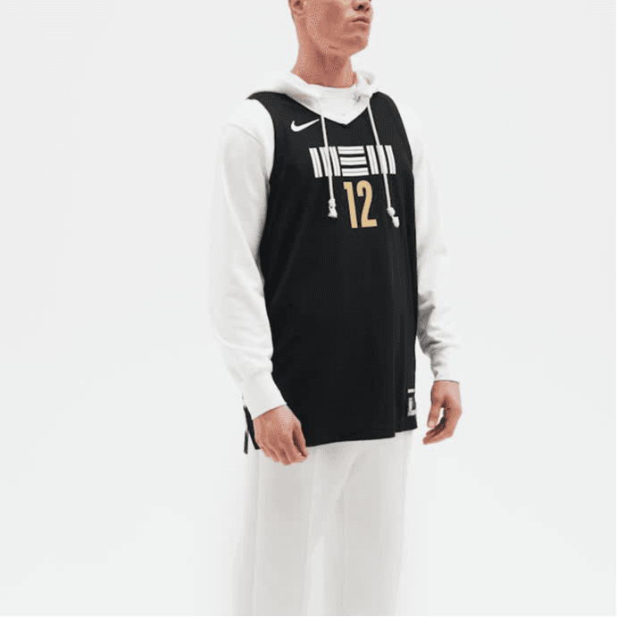 Nike NBA Morant Grizzlies City Edition Jersey Black - изображение 3