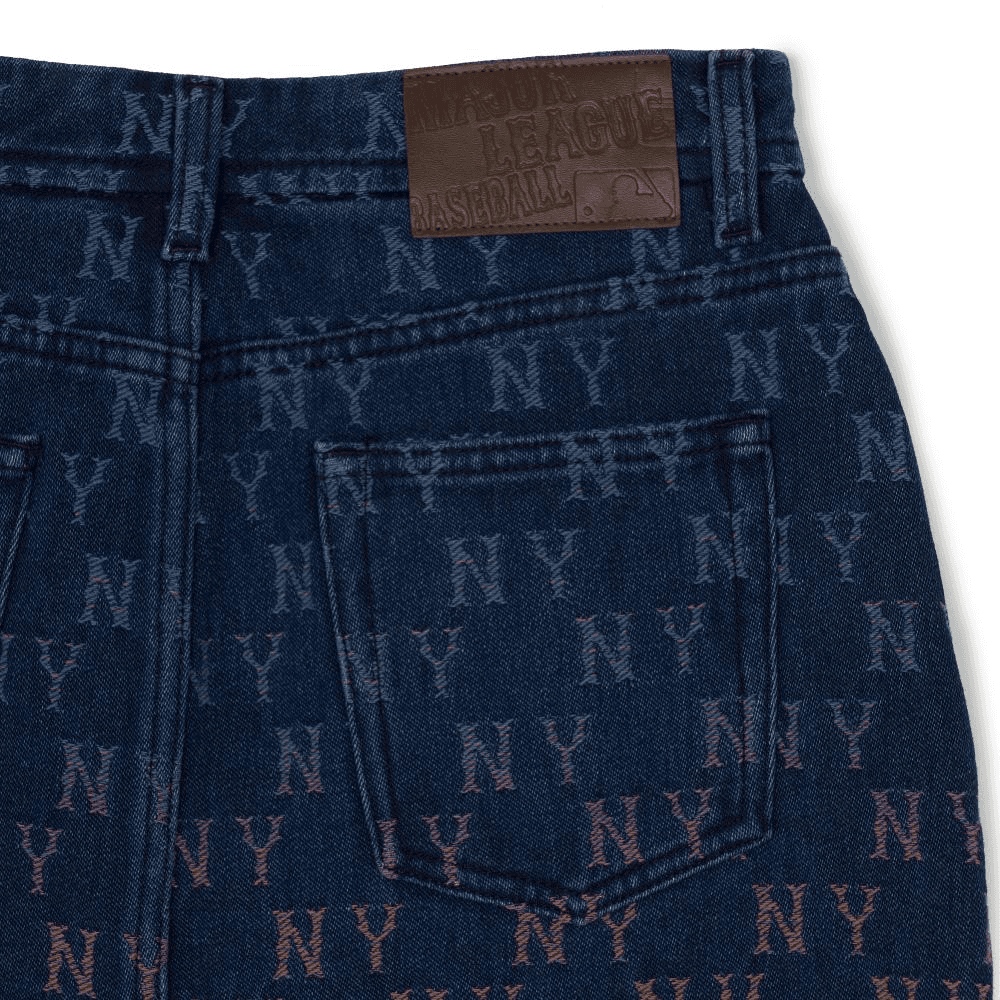 MLB Denim Gradation Jacquard Monogram New York Yankees Denim - изображение 7