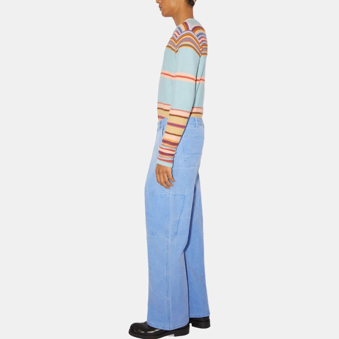 Штаны Acne Studios FW23 Patch Canvas Trousers Face - изображение 4
