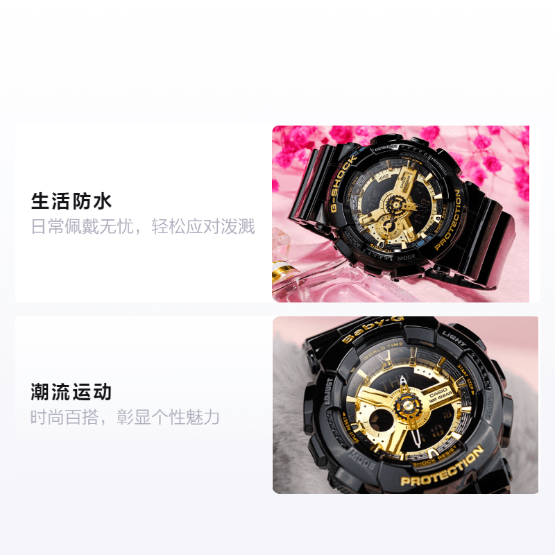 Часы CASIO BA-110-1APR+GA-110GB-1APR - изображение 2