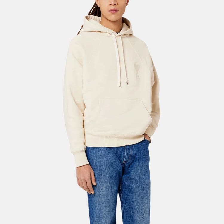 Худи AMIPARIS Ami De Coeur Hoodie Off-White — фото 2