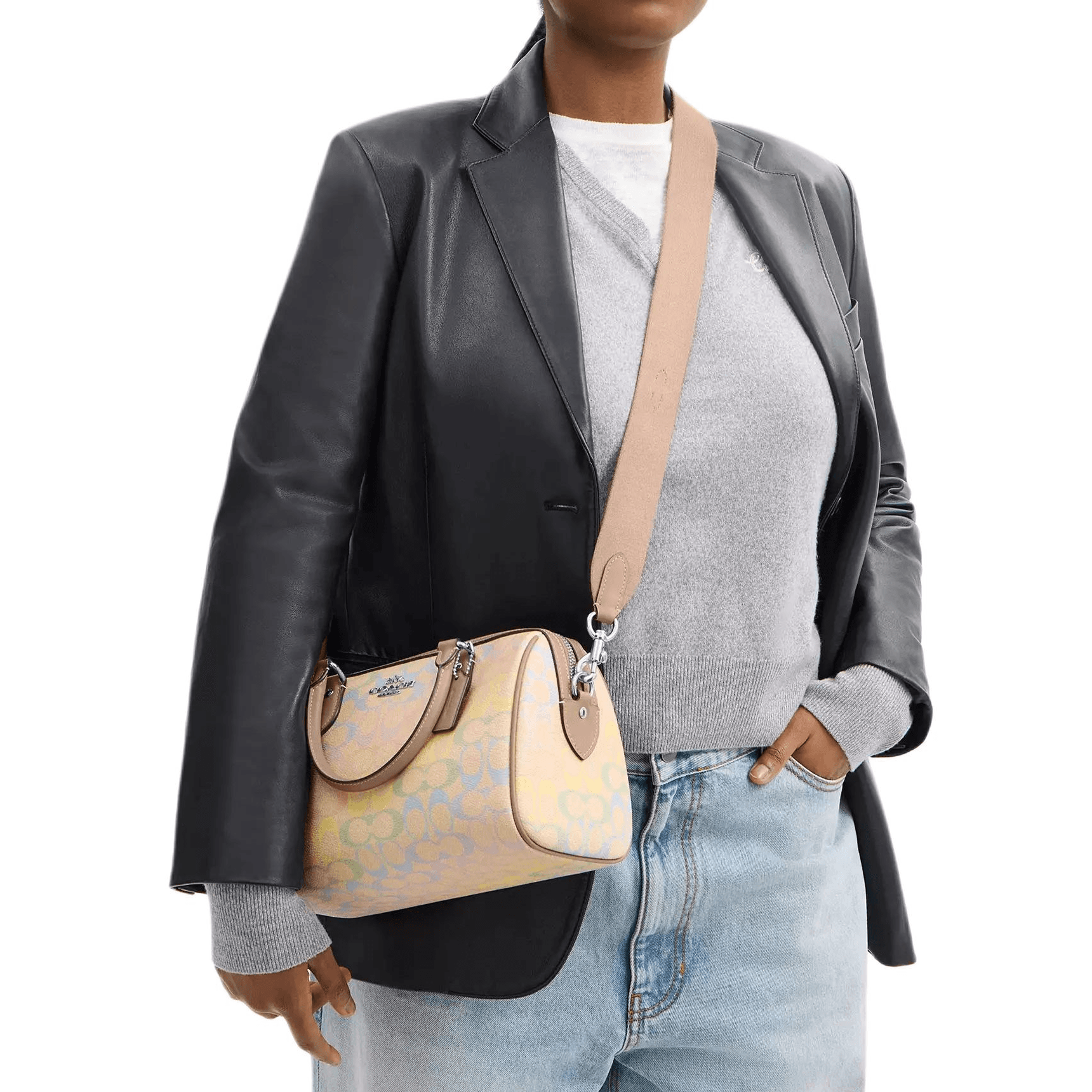 Сумка COACH Rowan 25 logo - изображение 6