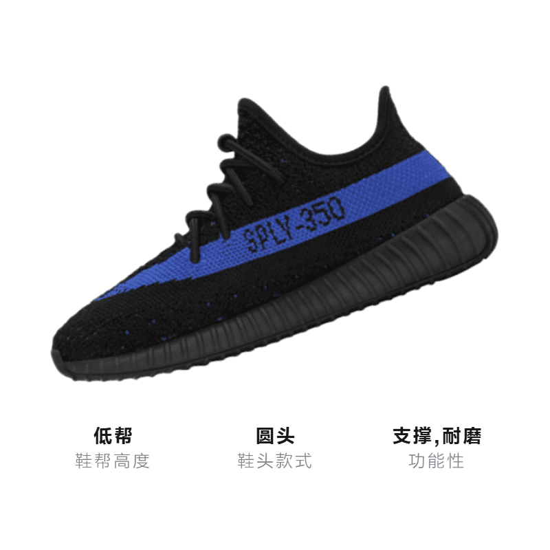 Кроссовки adidas originals Yeezy Boost 350 V2 Dazzling Blue - изображение 3