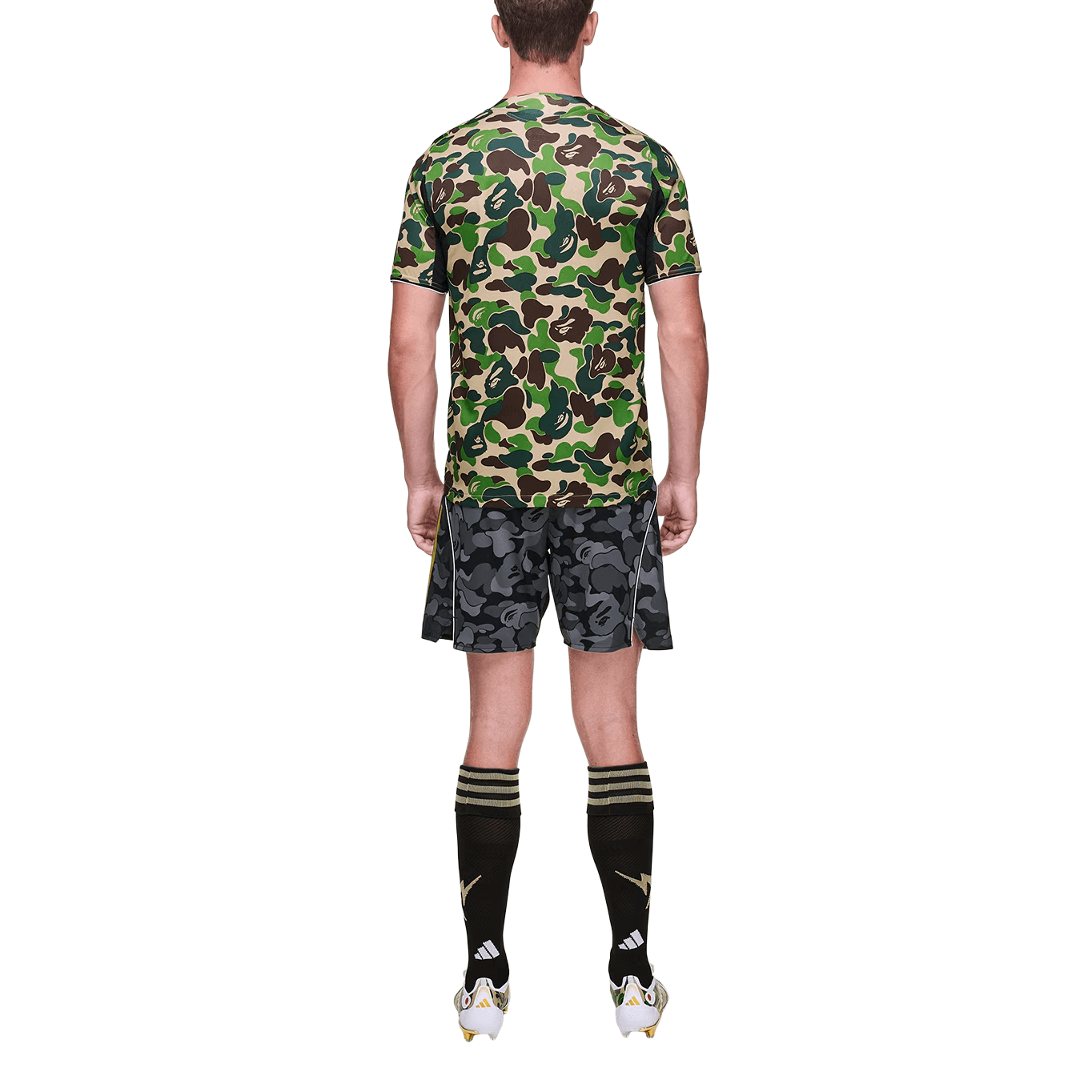 Тренировочные штаны adidas x A Bathing Ape FW25 FB Shorts - изображение 5