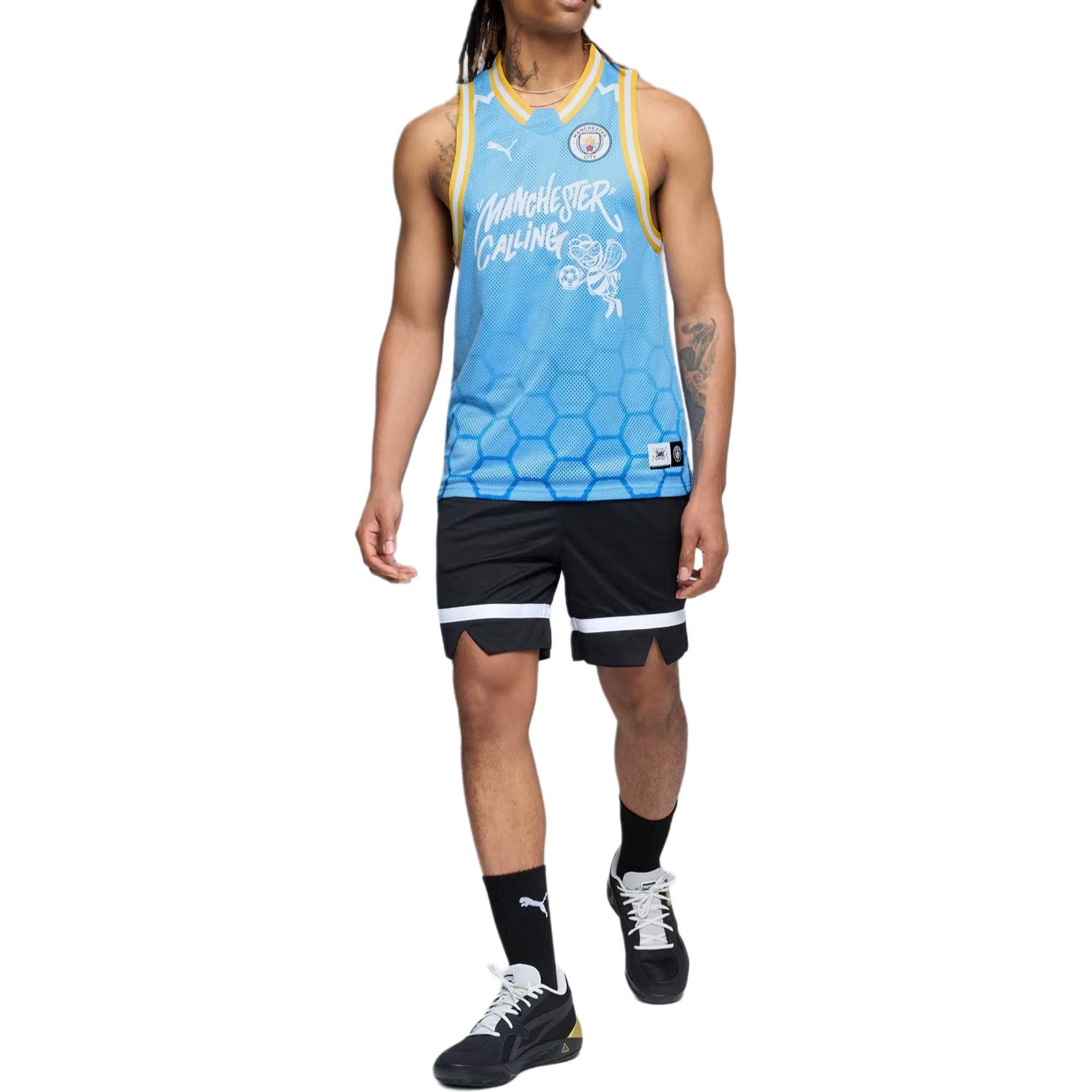 Баскетбольная майка PUMA x Manchester City HOOPS - изображение 3
