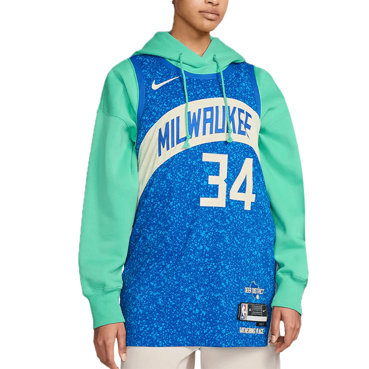 Баскетбольная майка Nike x NBA Milwaukee Bucks 202324 Giannis Antetokounmpo Authentic City Edition - изображение 3