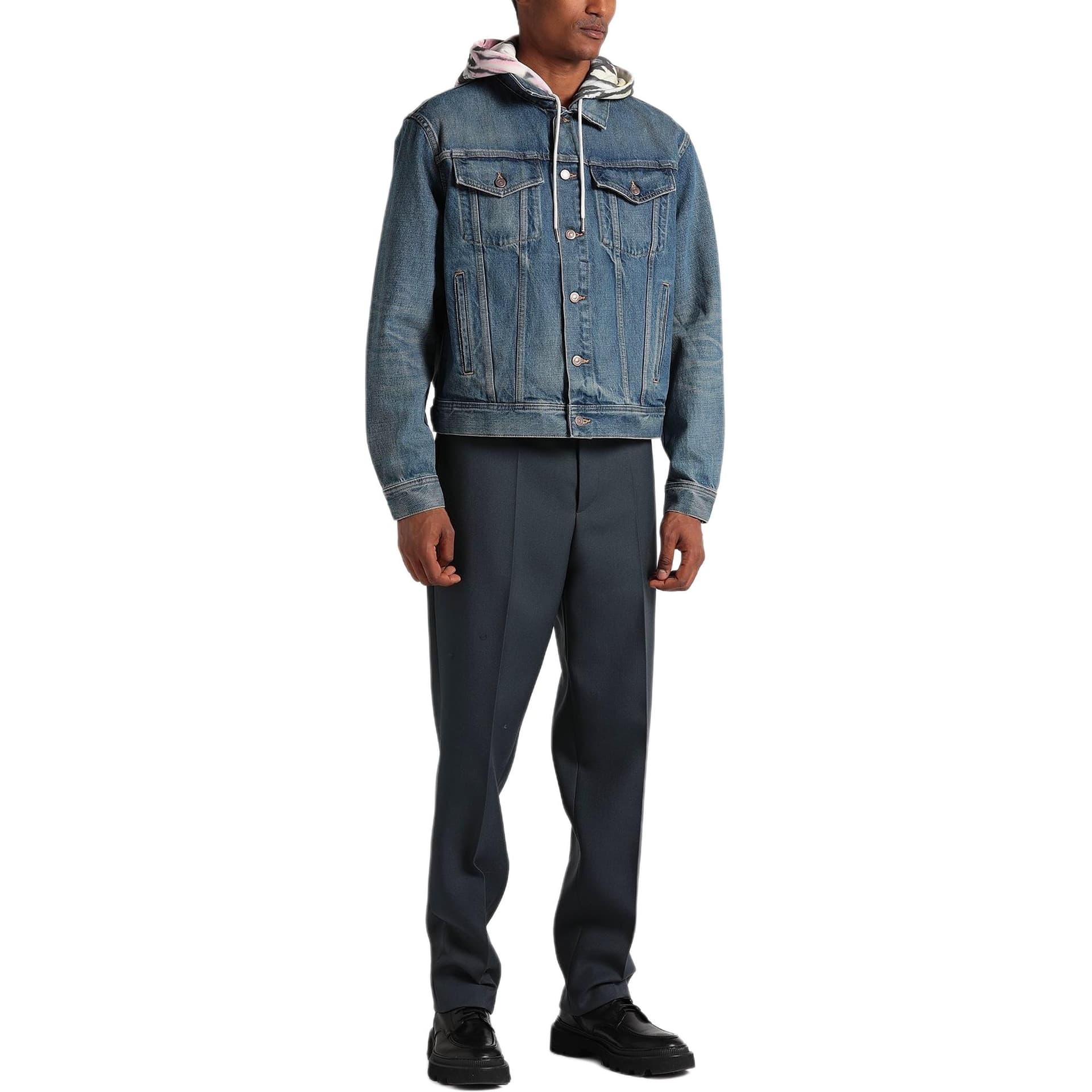Джинсовая куртка Celine SS23 Logo Denim Jacket - изображение 3