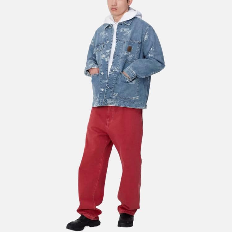 Джинсовая куртка Carhartt WIP Stamp Jacket - изображение 5
