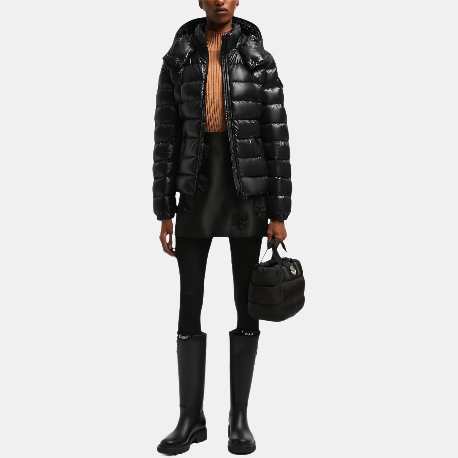 Пуховик Moncler Bady Hoodie Down Jacket - изображение 4