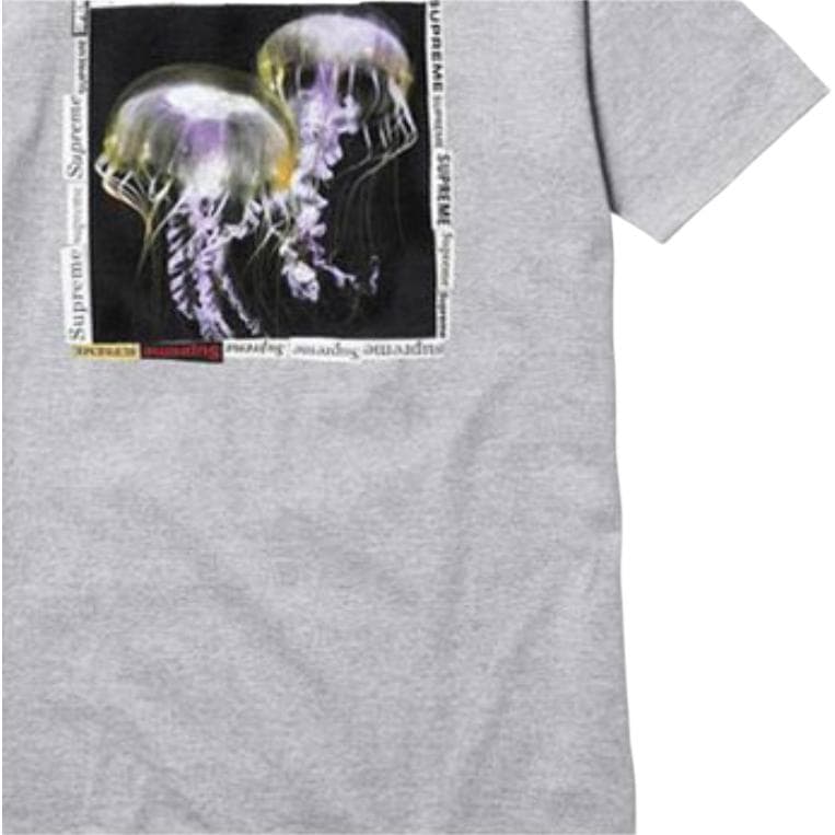 Футболка Supreme SS18 Jellyfish Tee Heather Grey - изображение 2