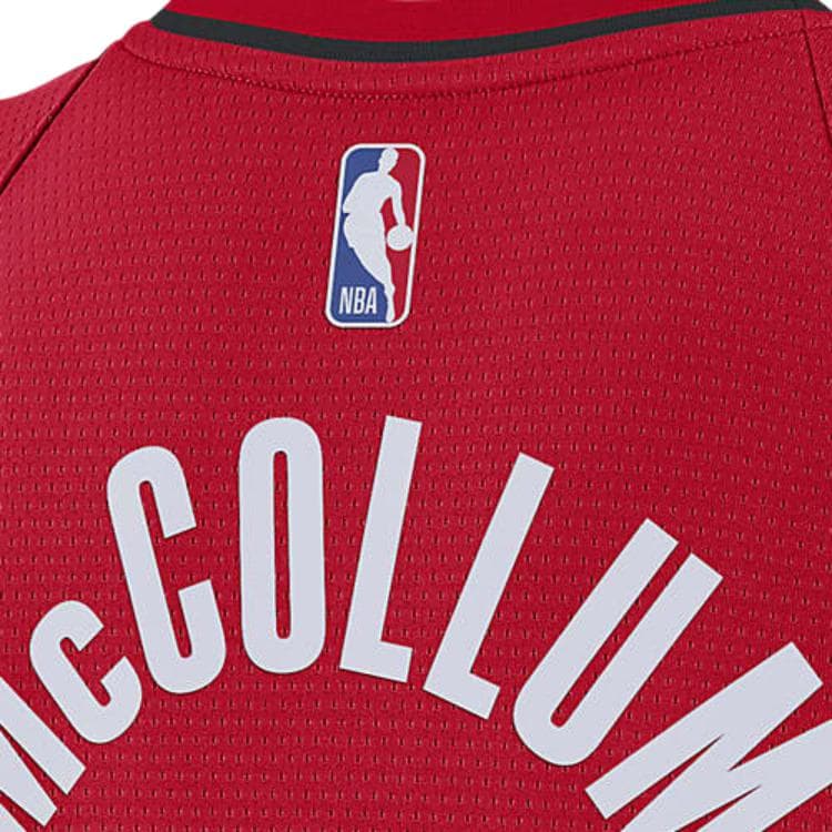 Баскетбольная майка Jordan NBA McCollum 3 Jersey Red - изображение 4