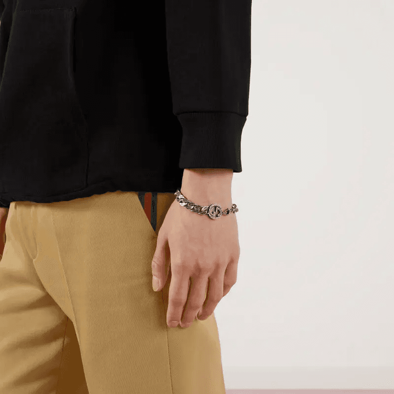 Браслет GUCCI Interlocking G 925 - изображение 4