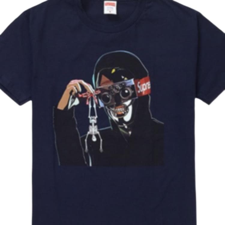Футболка Supreme SS19 Creeper Tee Navy - изображение 2