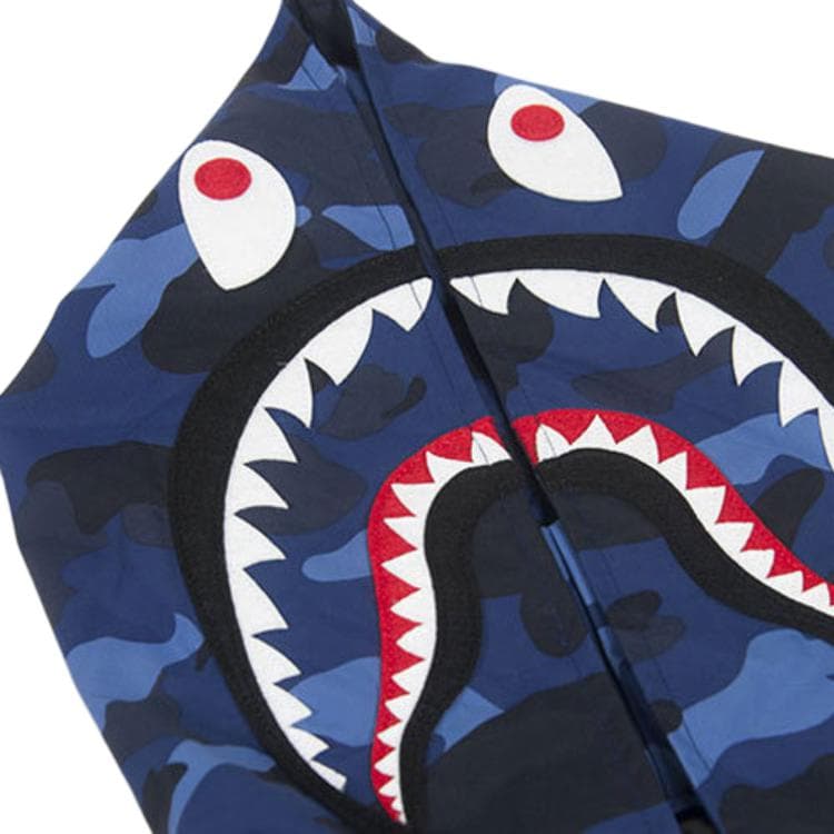 Куртка A BATHING APE Shark Zip Camo Hoodie - изображение 3