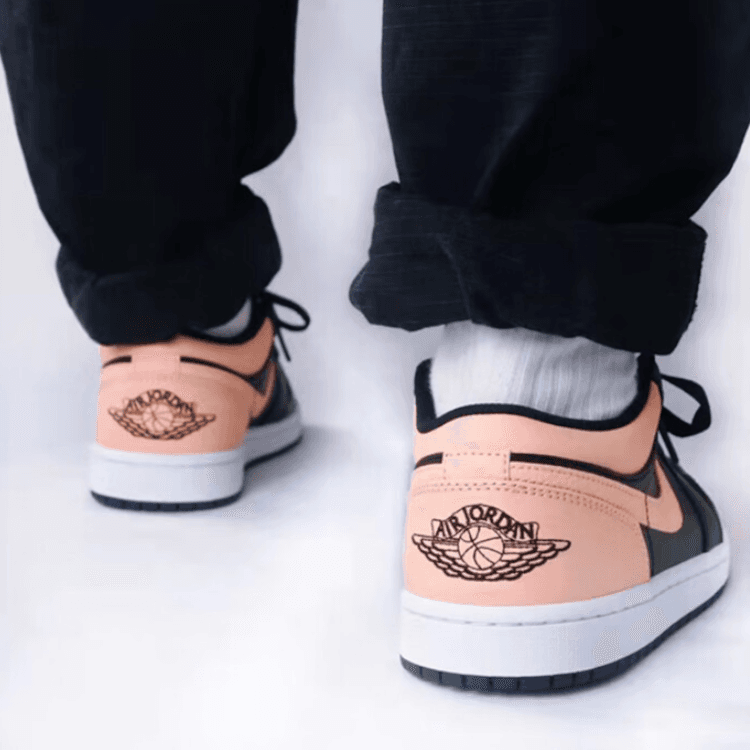 Кроссовки для баскетбола Jordan Air Jordan 1 Low "Crimson Tint " GS - изображение 6