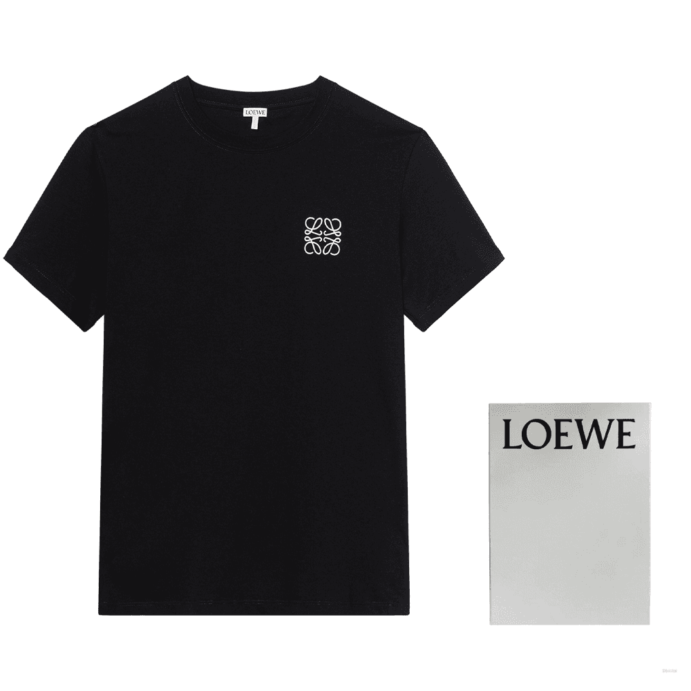 Футболка LOEWE Anagram T-Shirt Black - изображение 14