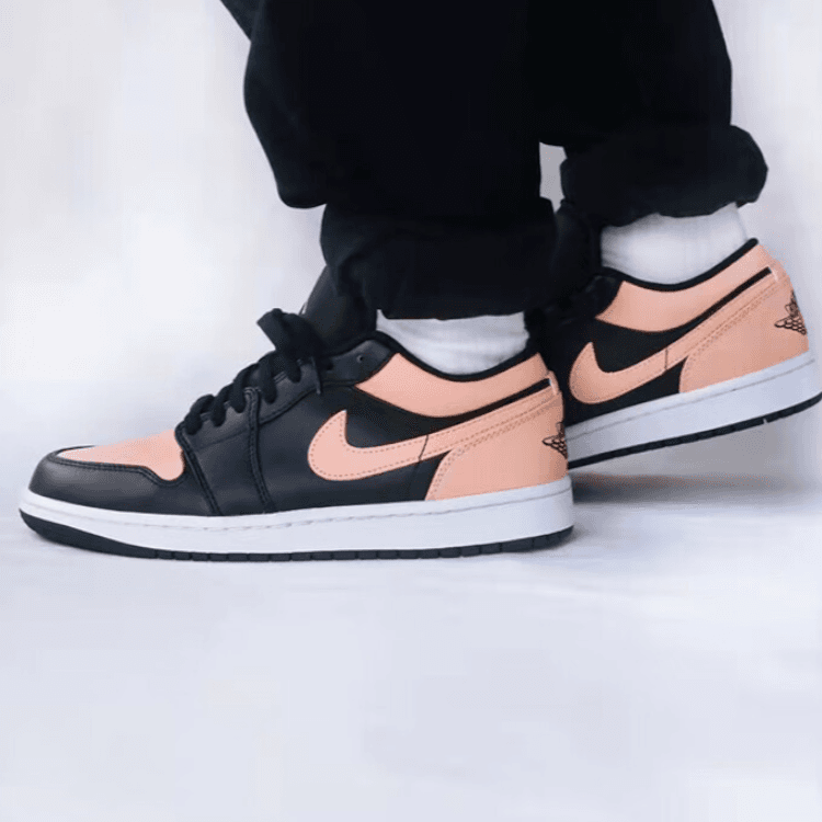 Кроссовки для баскетбола Jordan Air Jordan 1 Low "Crimson Tint " GS - изображение 5