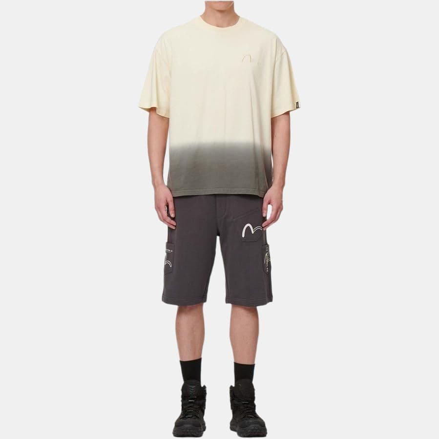 Тренировочные штаны EVISU SS22 Seagull Print Multi-Pocket Shorts - изображение 5