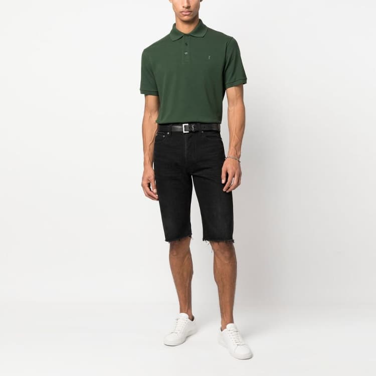 Поло Saint Laurent SS23 Polo Green — фото 3