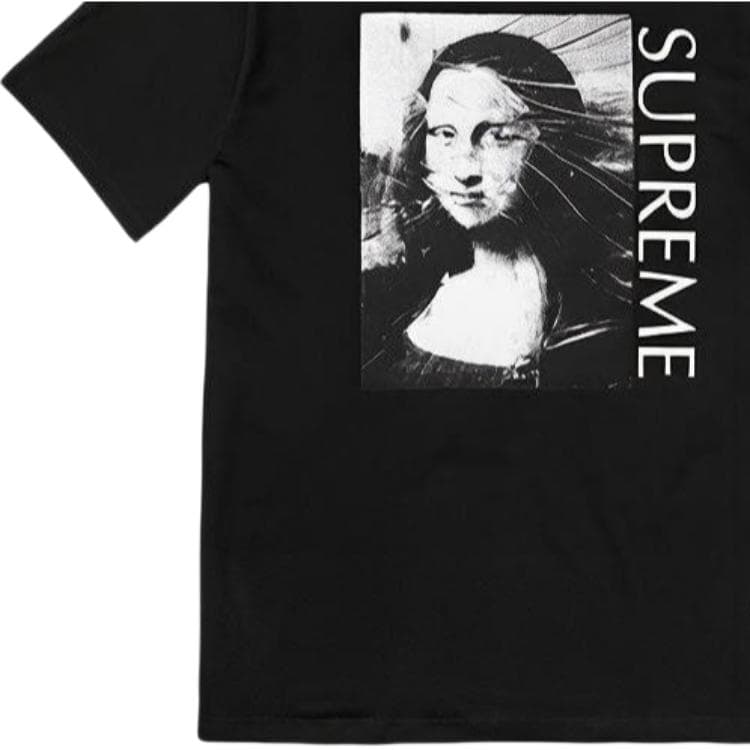 Футболка Supreme Mona Lisa Print Tee Black - изображение 4