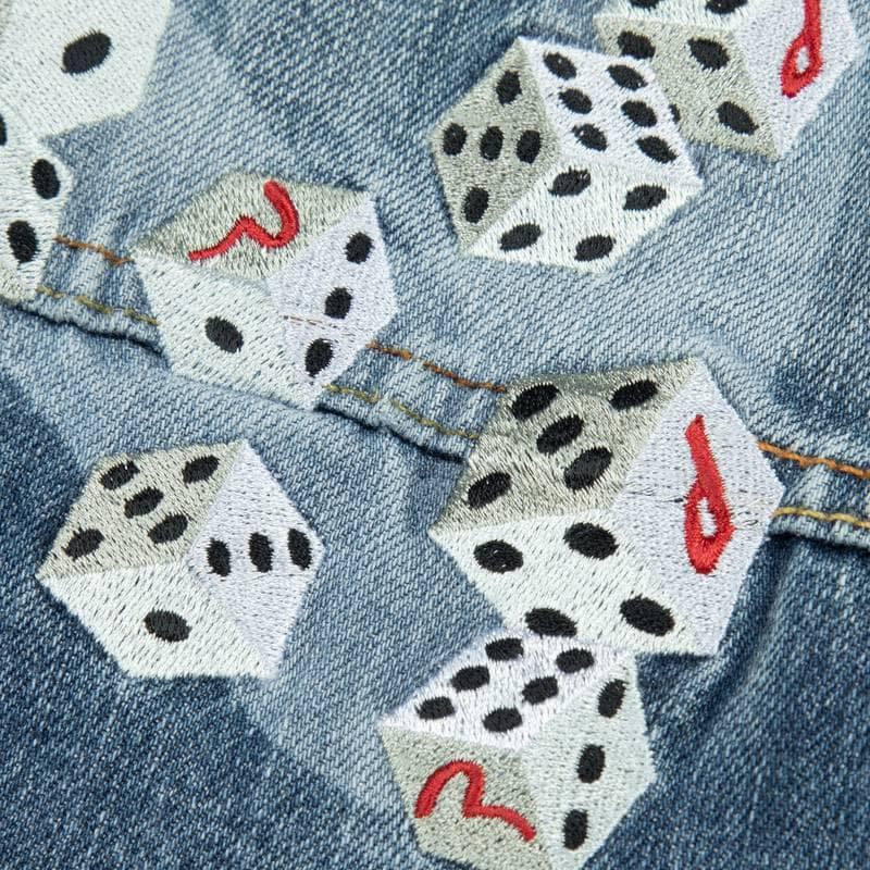 Джинсовая куртка PALACE x EVISU Denim Jacket - изображение 5