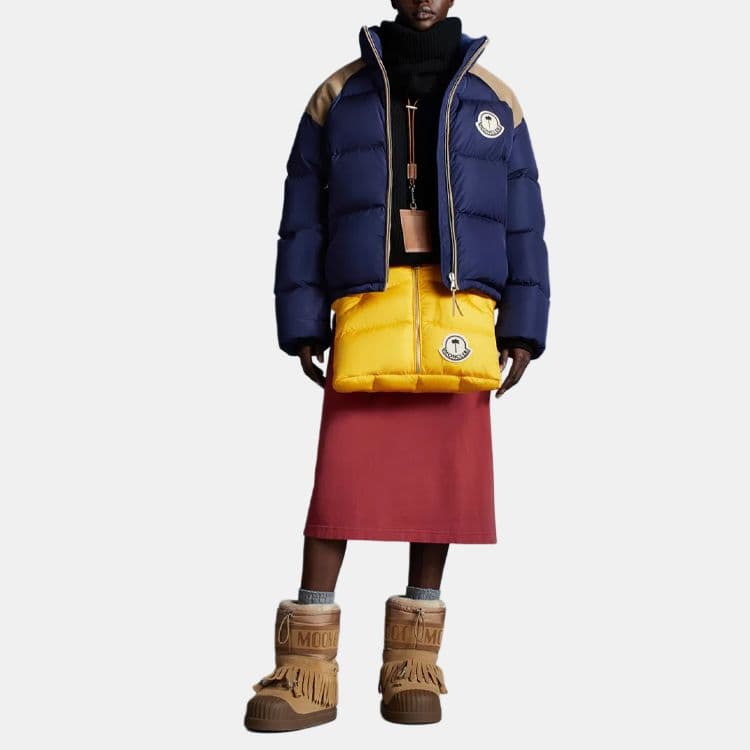 Зимняя куртка Moncler Genius x Palm Angels FW21 Blue - изображение 3