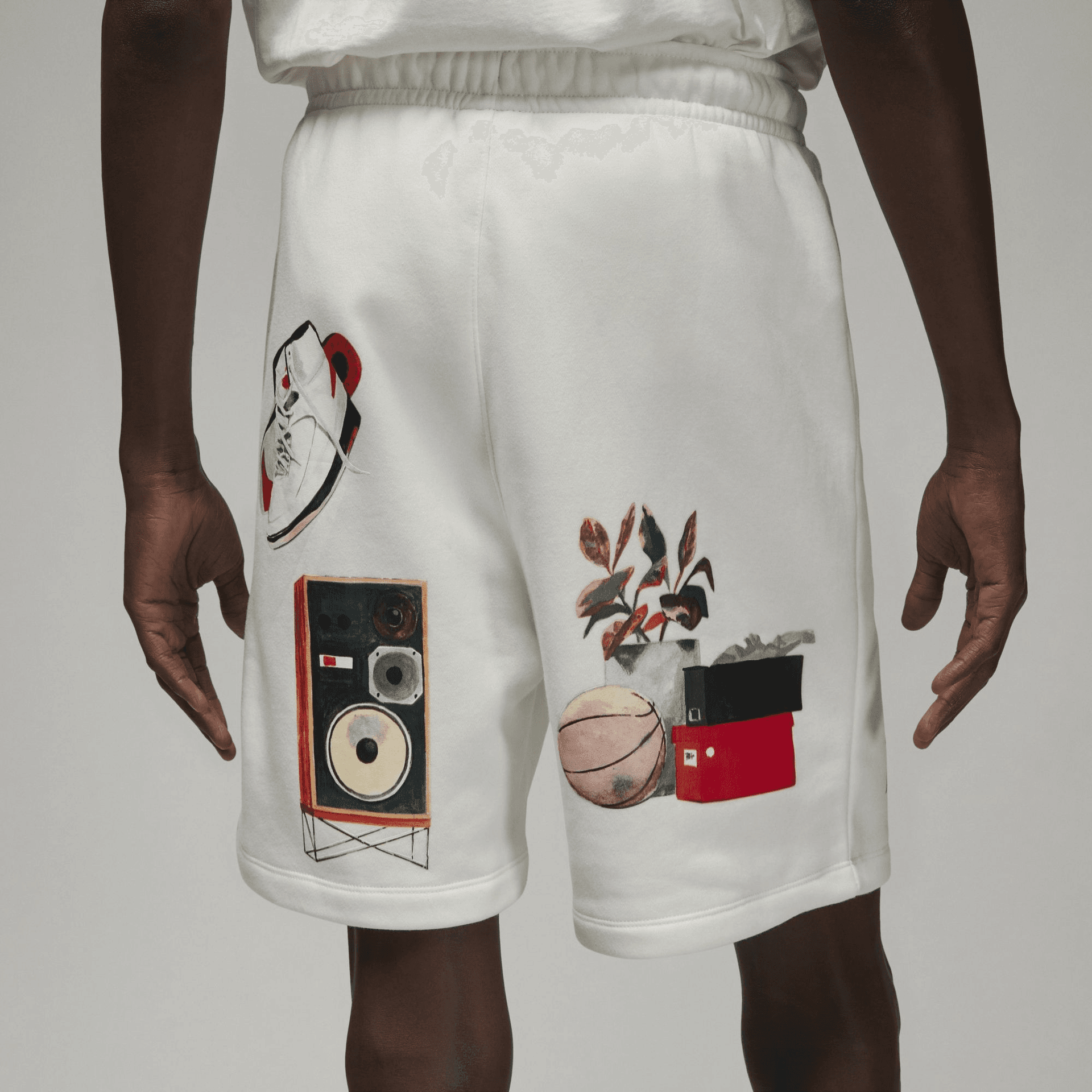 Шорты Jordan Fit White Shorts - изображение 5