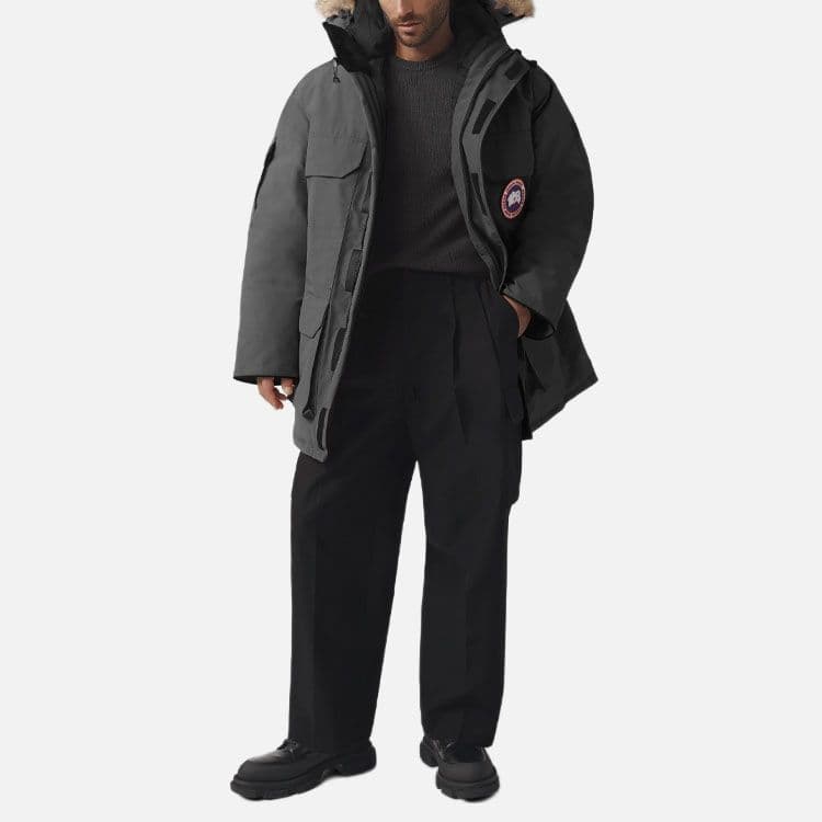 Зимняя куртка Canada Goose Expedition Parka Graphite - изображение 7