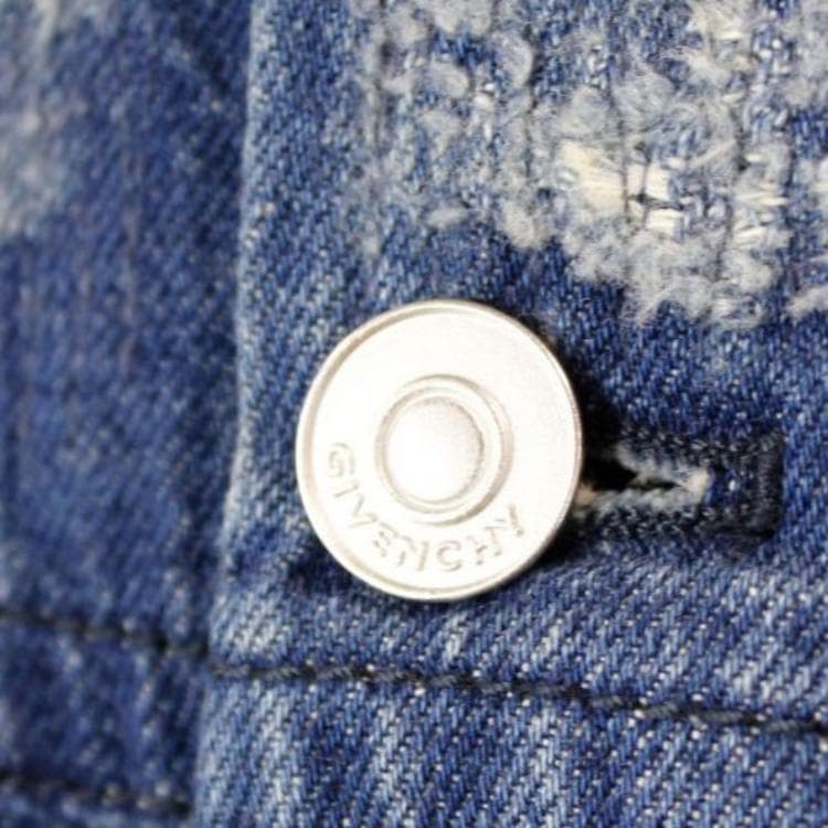 Джинсовая куртка Givenchy SS22 Denim Jacket Blue - изображение 5