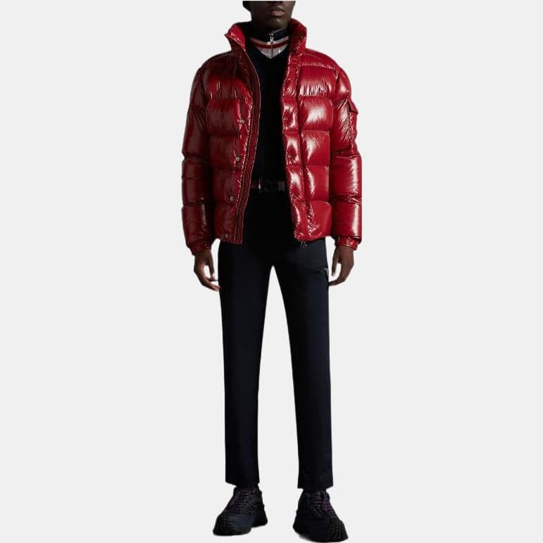 Зимняя куртка Moncler FW22 Red Down Jacket - изображение 4