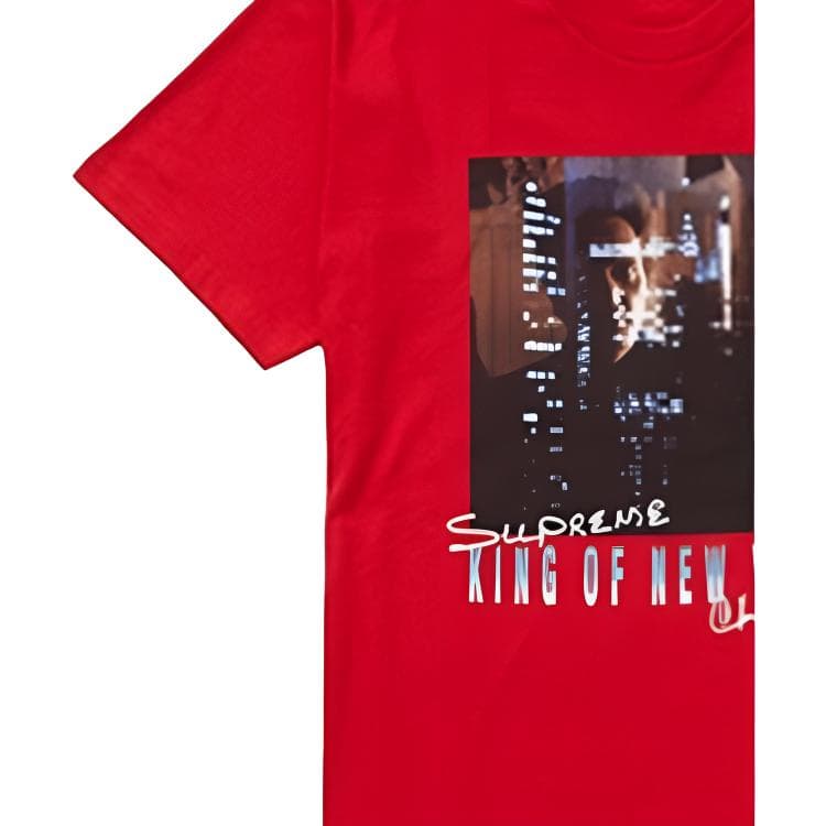 Футболка Supreme SS19 Christopher Walken King Of New York Tee Red T - изображение 3