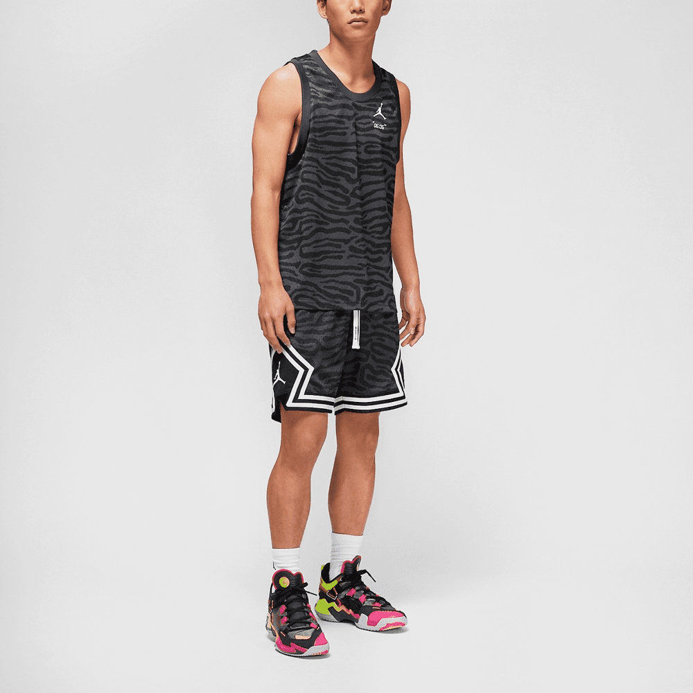 Баскетбольная майка Jordan Mesh Training Vest Black - изображение 4