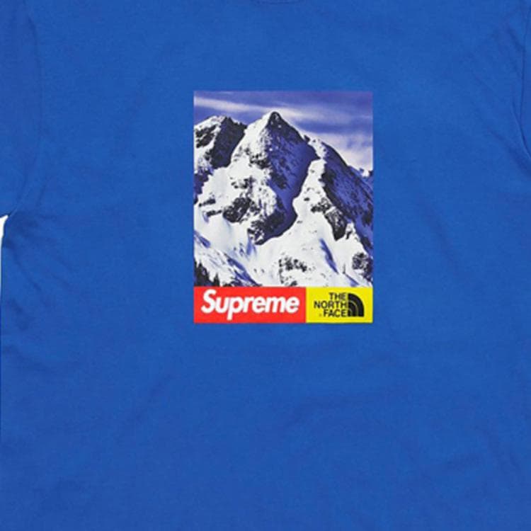 Футболка Supreme x The North Face Mountain Tee Royal - изображение 3