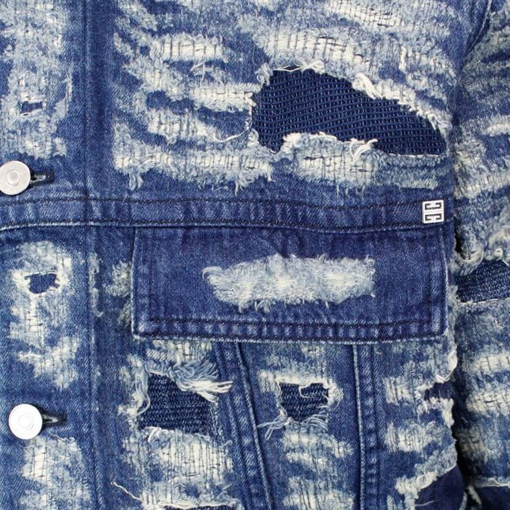 Джинсовая куртка Givenchy SS22 Denim Jacket Blue - изображение 6