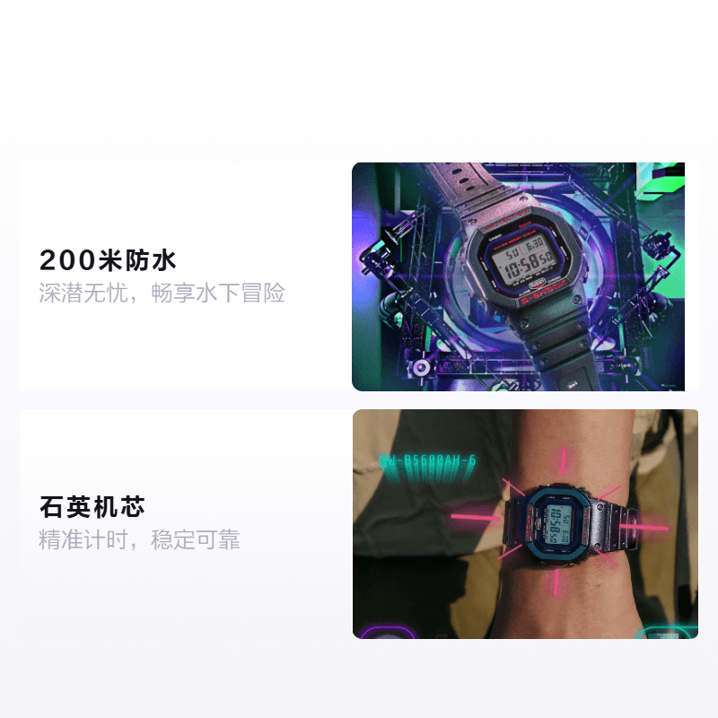 Часы Casio G-Shock DW-B5600AH-6JF - изображение 2