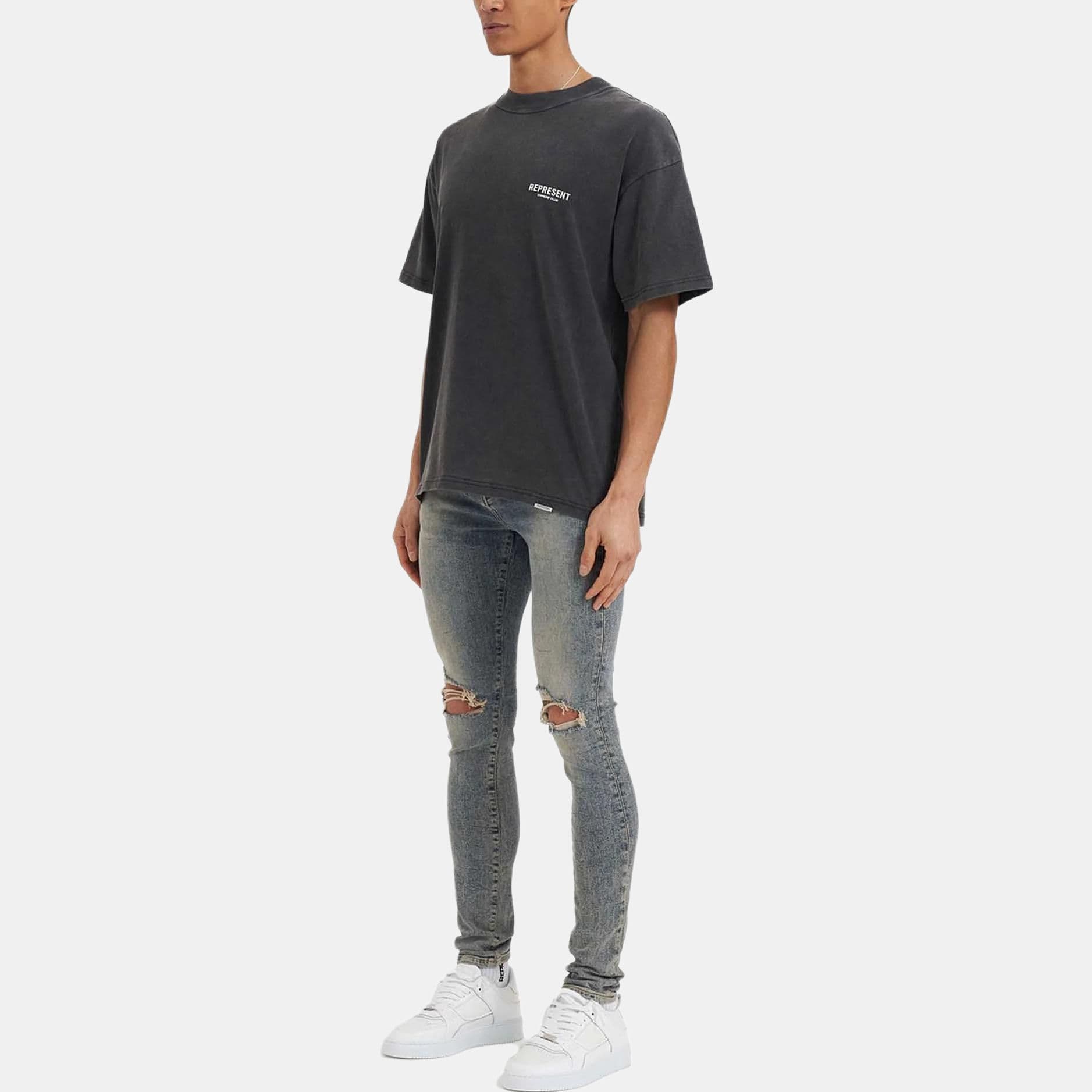 Штаны REPRESENT SS21 Slim Jeans Blue - изображение 5