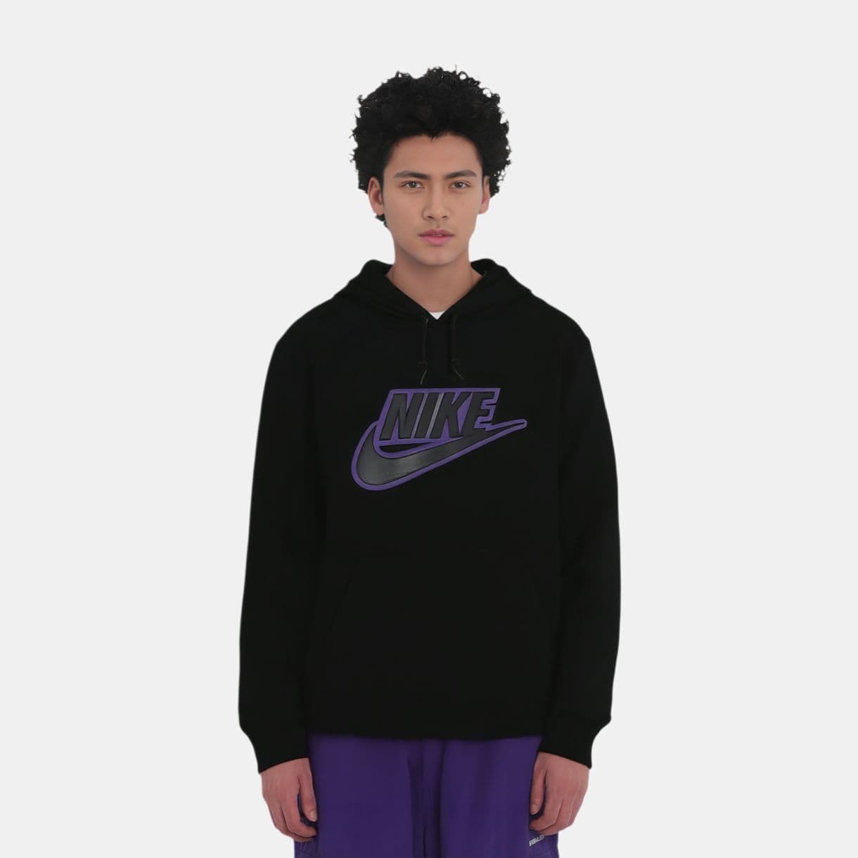 Худи Supreme x Nike Hoodie Black - изображение 2