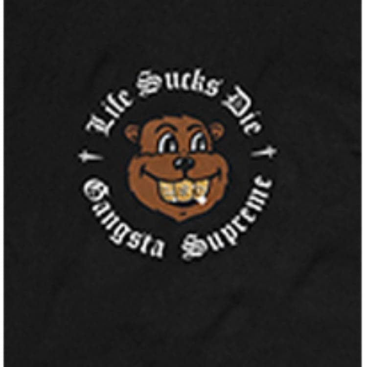 Футболка Supreme FW18 Life Sucks Die Tee Black - изображение 3
