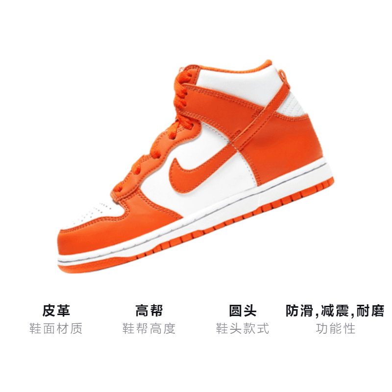 Кроссовки Nike Dunk "Orange Blaze" 2021 - изображение 3