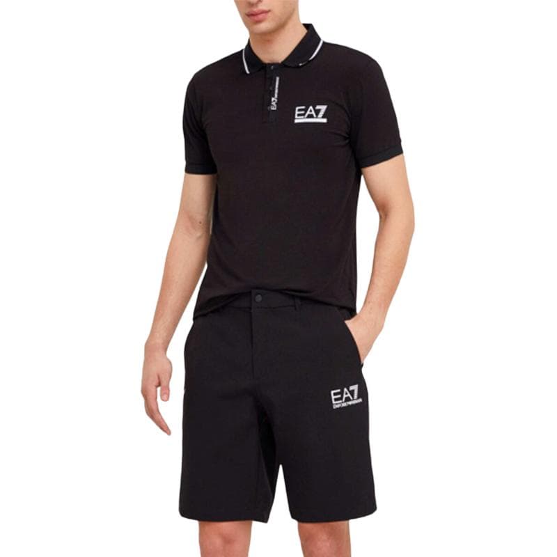 Шорты Emporio Armani EA7 Black Shorts - изображение 4