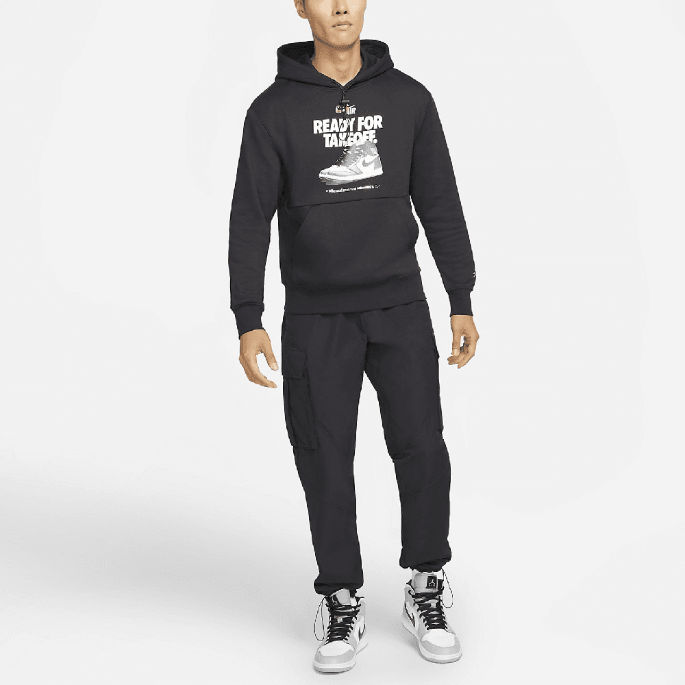 Худи Jordan Hoodie Black - изображение 5