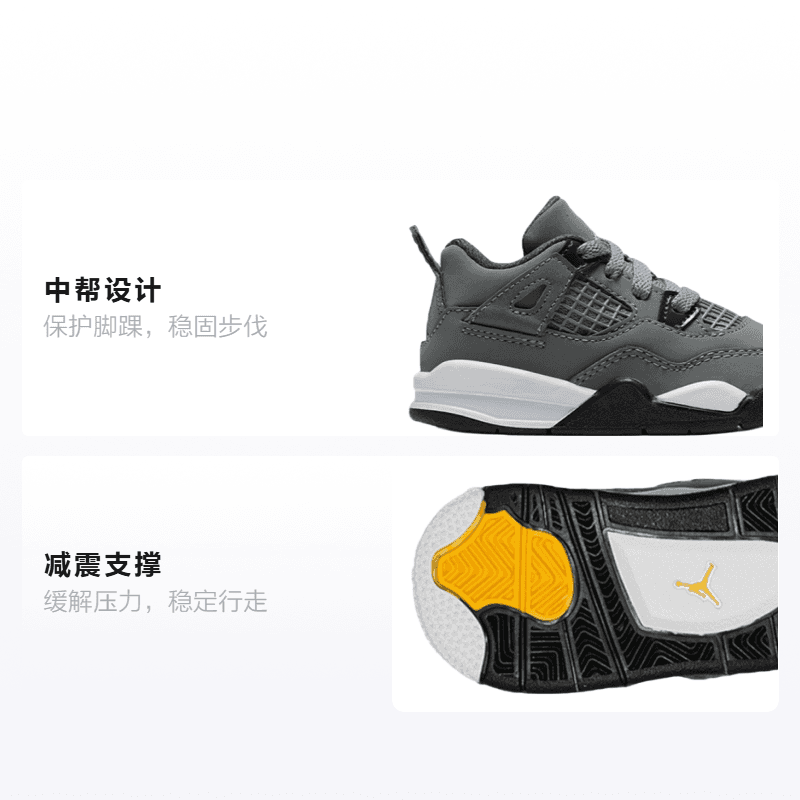 Кроссовки Jordan Air Jordan 4 Cool Grey 2019 - изображение 2