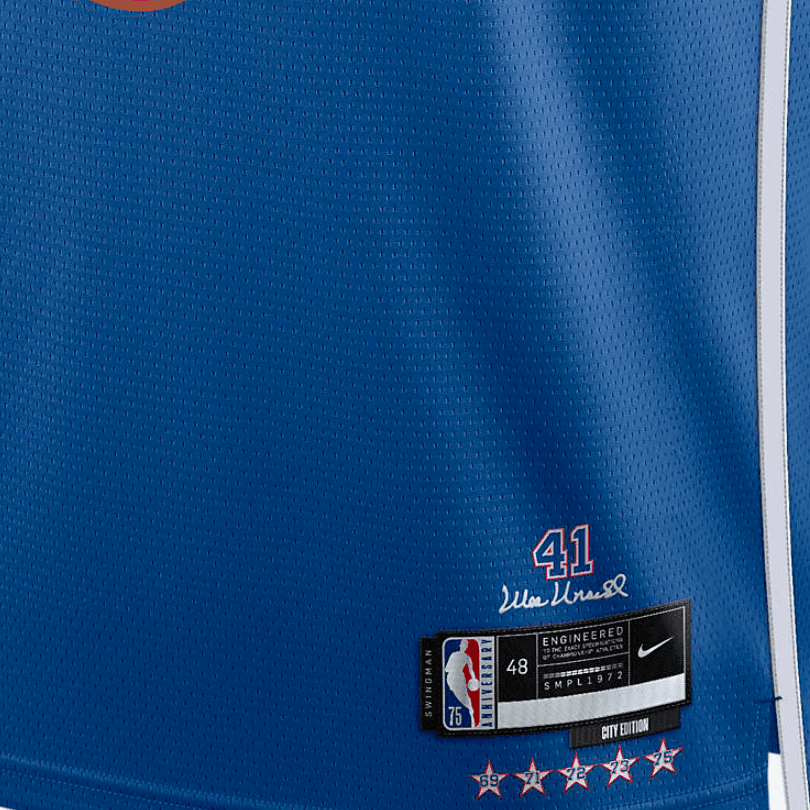 Баскетбольная майка Nike NBA 75th Anniversary Wizards Beal 3 Jersey - изображение 5
