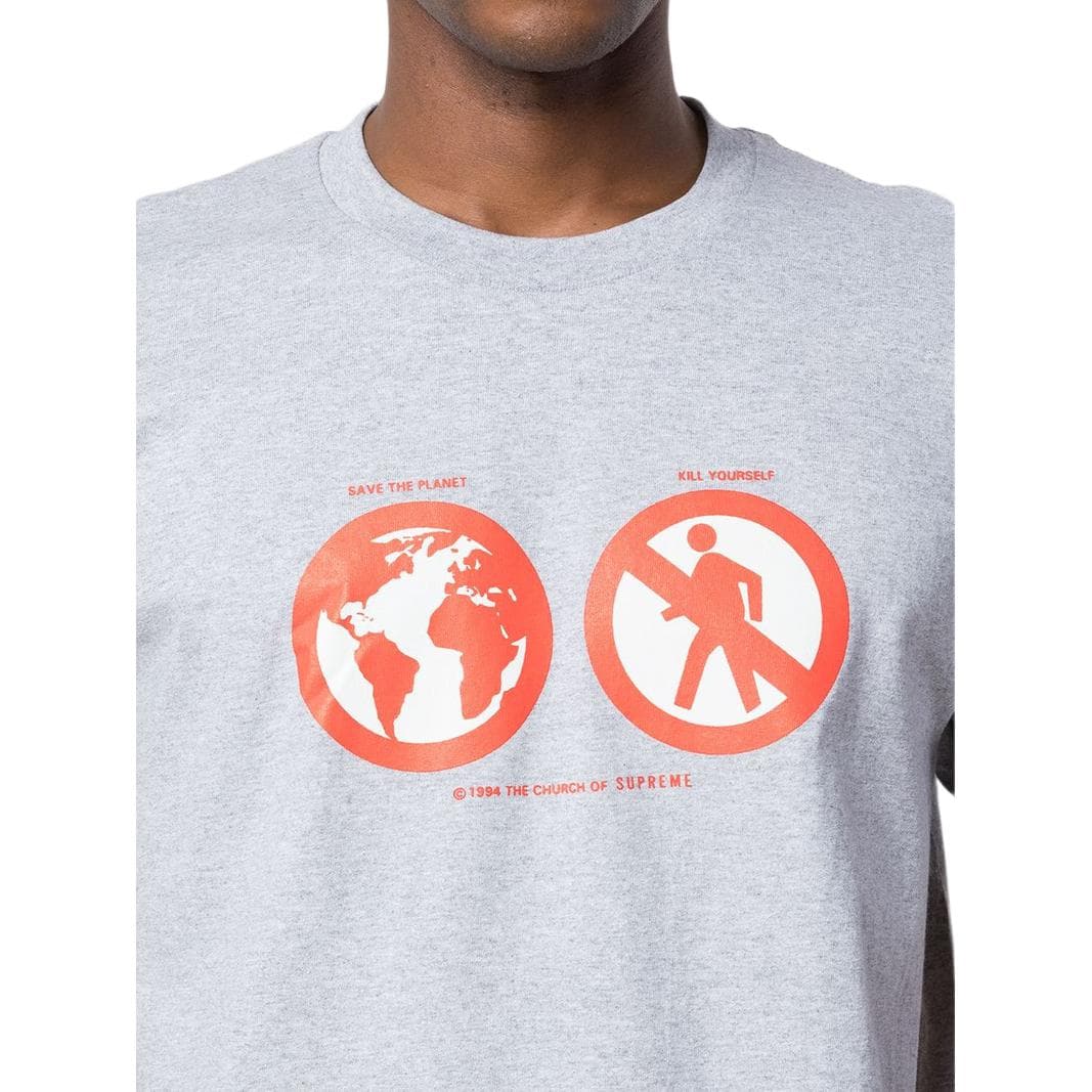 Футболка Supreme FW19 Week 1 Save The Planet Tee T - изображение 8