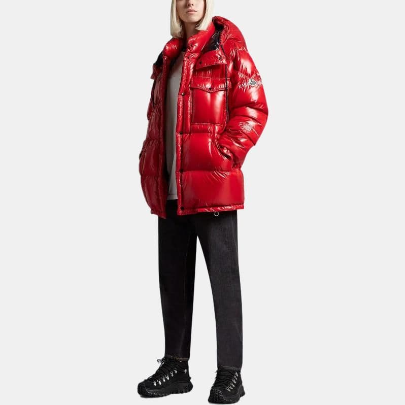 Зимняя куртка Moncler Genius x FRGMT Anthemium Cherry Red - изображение 3