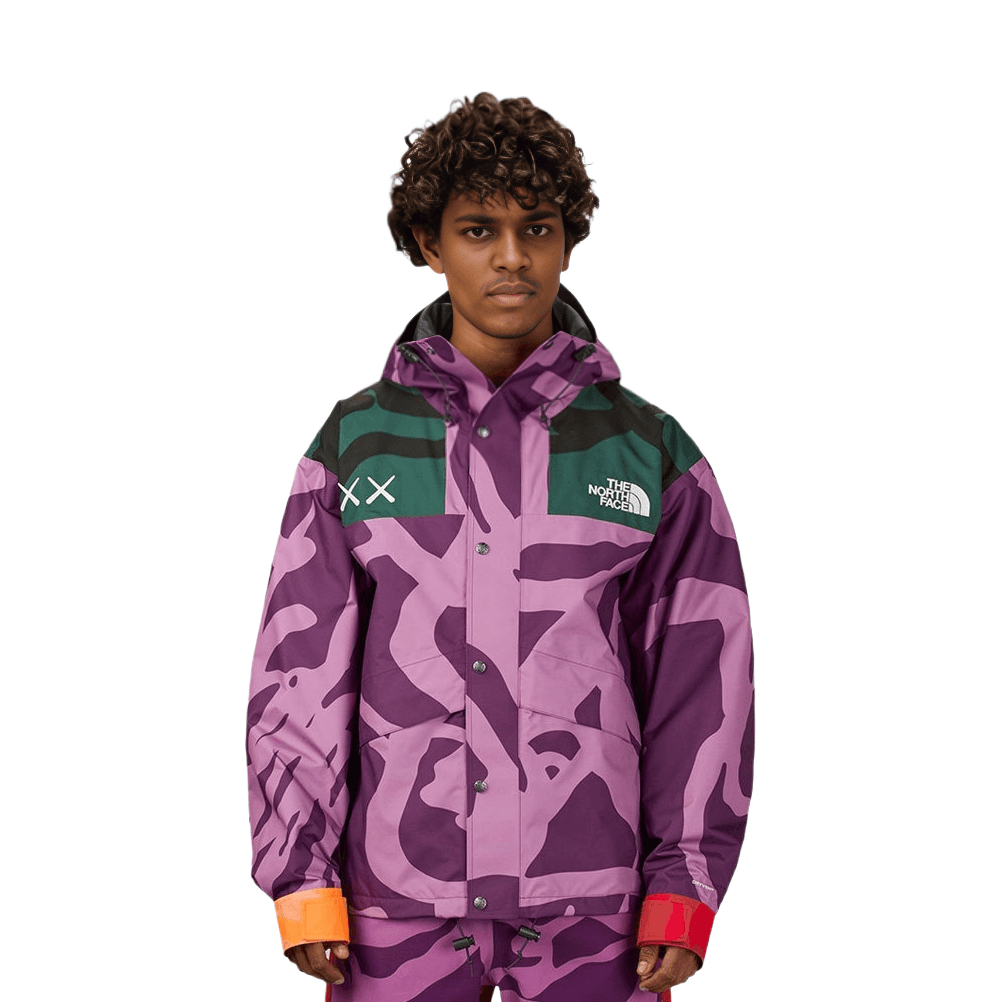 Демисезонная куртка The North Face KAWS 1986 Mountain Jacket Purple - изображение 3